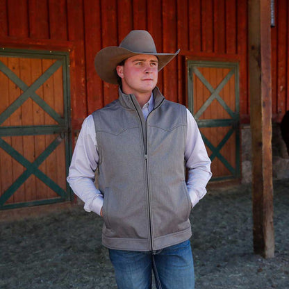 Cinch Men's Bonded Soft Shell Vest weis-western-wear