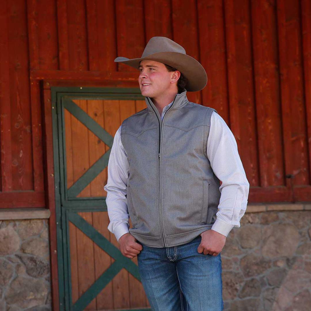 Cinch Men's Bonded Soft Shell Vest weis-western-wear