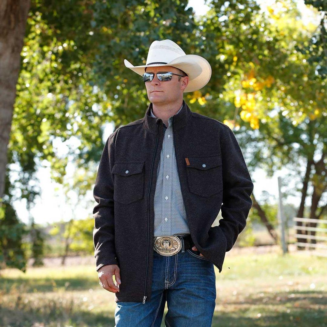 Cinch Men's Brushed Knit Shirt Coat/Jacket