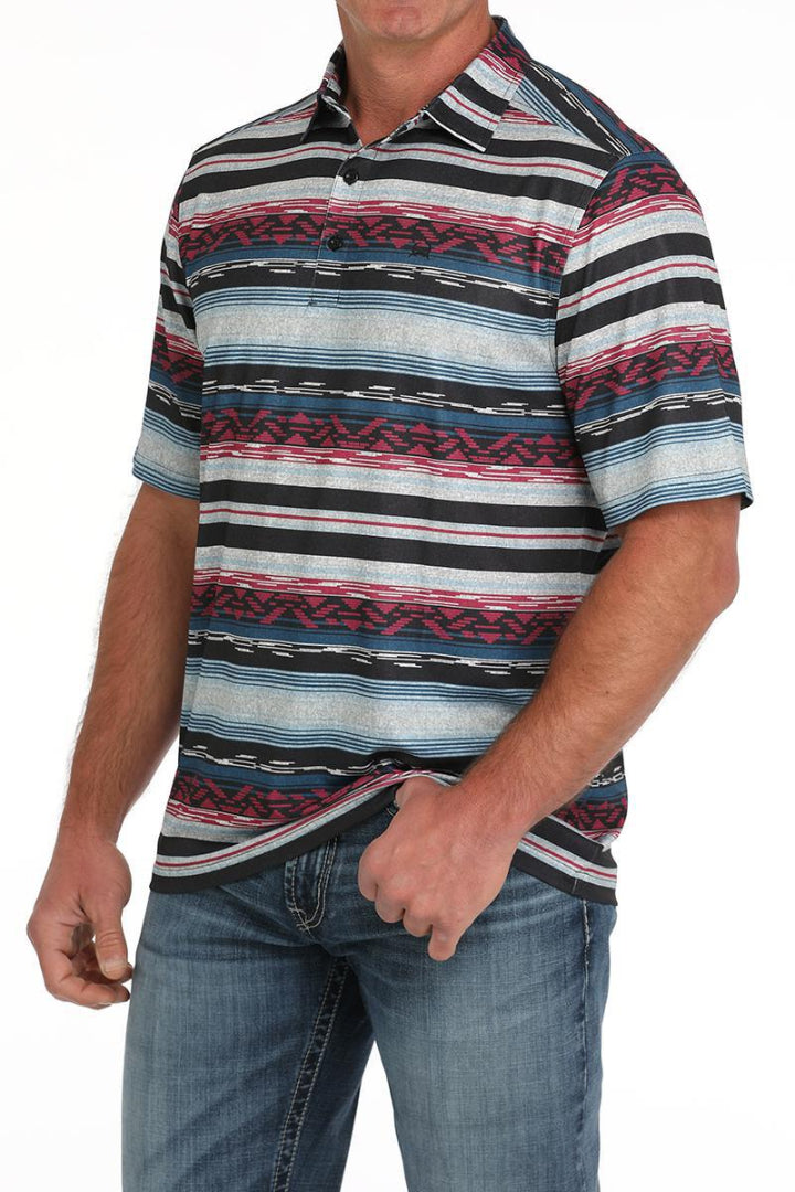 Cinch Men's Casual Arena Flex Polo