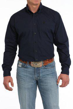 Cinch Men's Cattle Print Button-Down Western Shirt