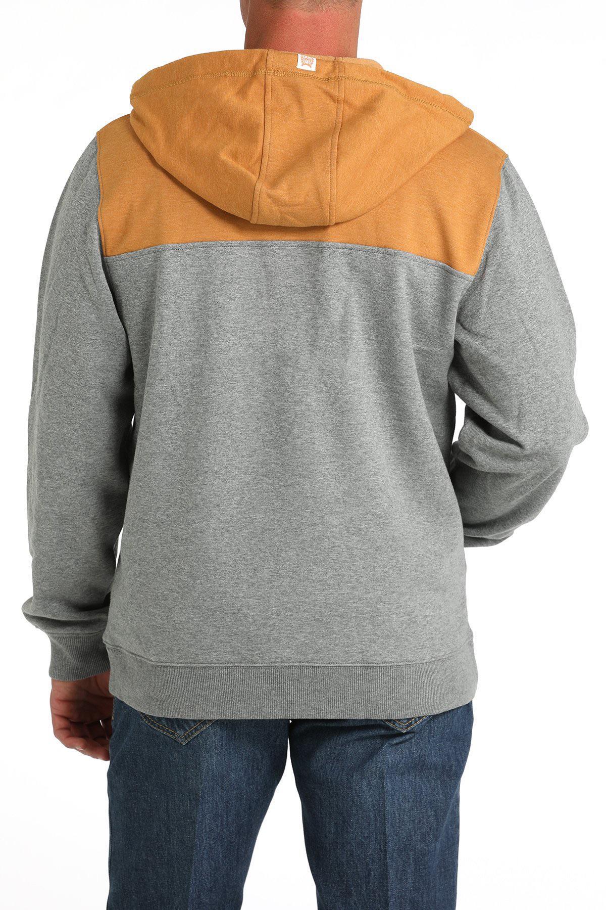 Cinch Men's Colour Blocked Pullover Hoodie
