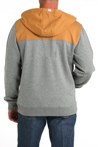 Cinch Men's Colour Blocked Pullover Hoodie