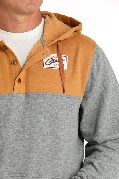 Cinch Men's Colour Blocked Pullover Hoodie