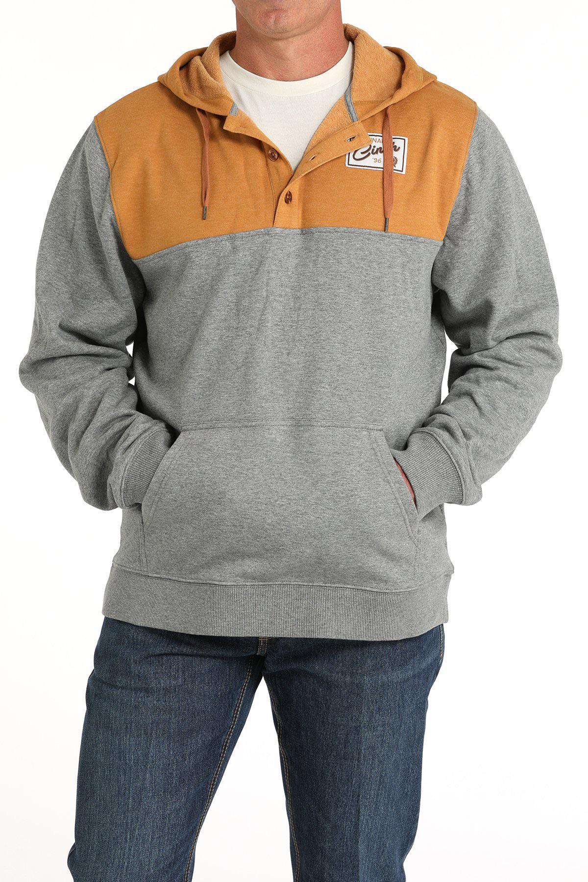 Cinch Men's Colour Blocked Pullover Hoodie - CLEARANCE