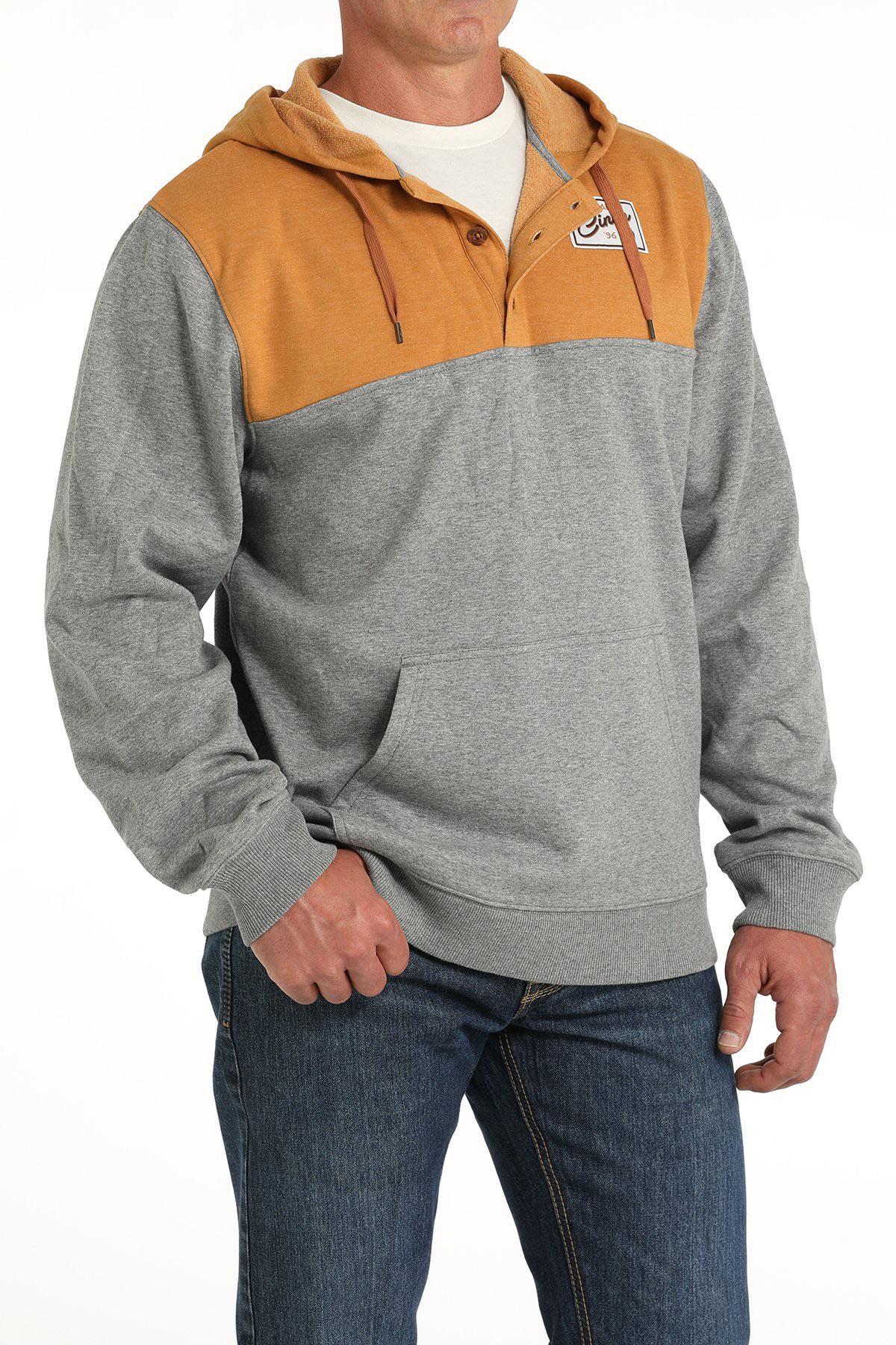 Cinch Men's Colour Blocked Pullover Hoodie - CLEARANCE