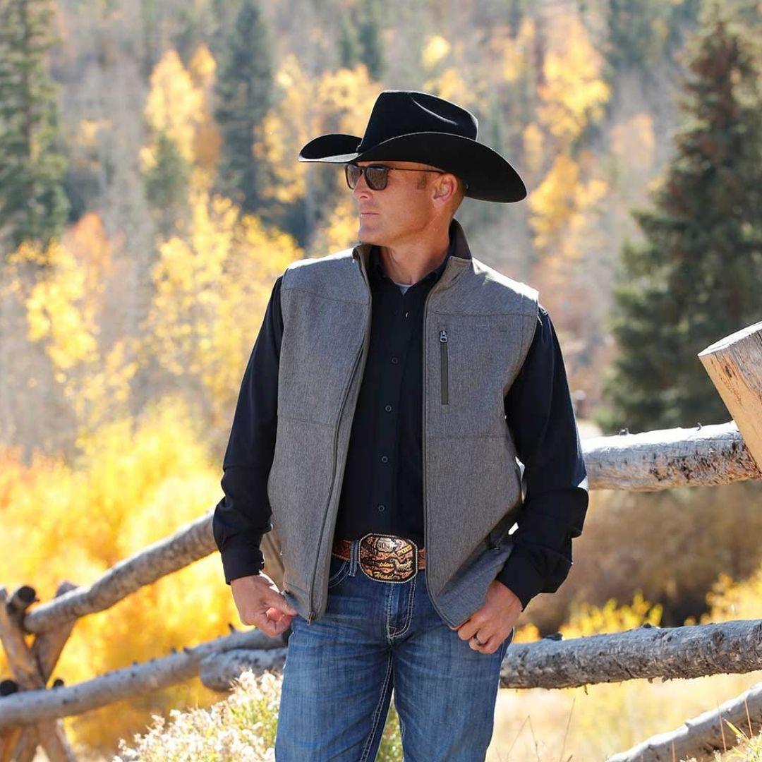 Cinch Men's Concealed Carry Bonded Softshell Vest weis-western-wear