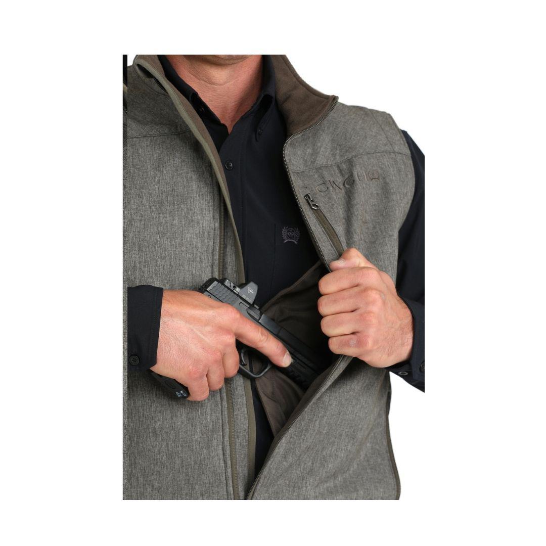 Cinch Men's Concealed Carry Bonded Softshell Vest weis-western-wear