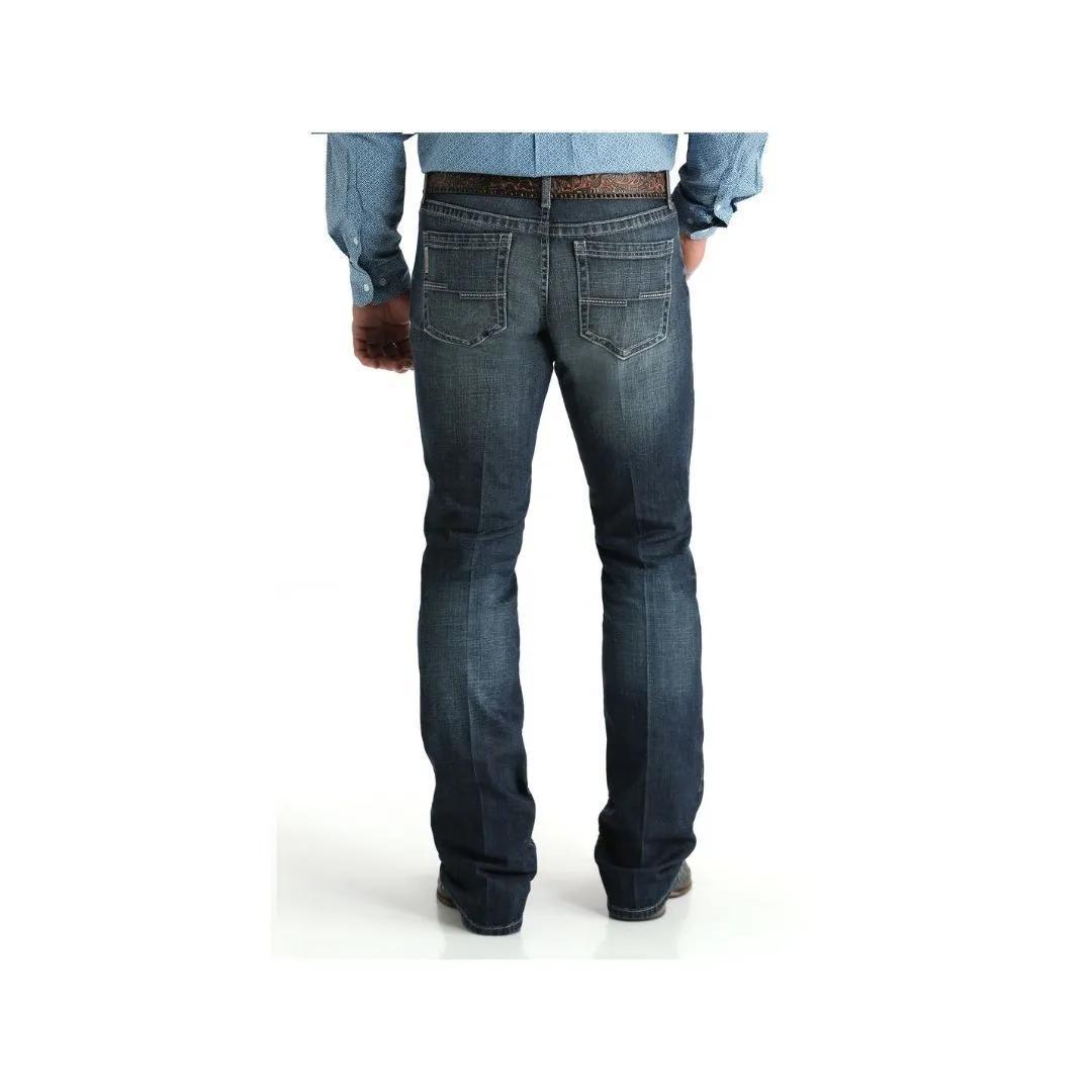 Cinch Men's Ian Mid-Rise, Slim Boot Cut Jeans Dark Stone weis-western-wear