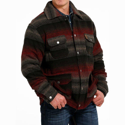 Cinch Men’s Jacket Frontier Poly-Wool Twill Snaps MWJ1572001