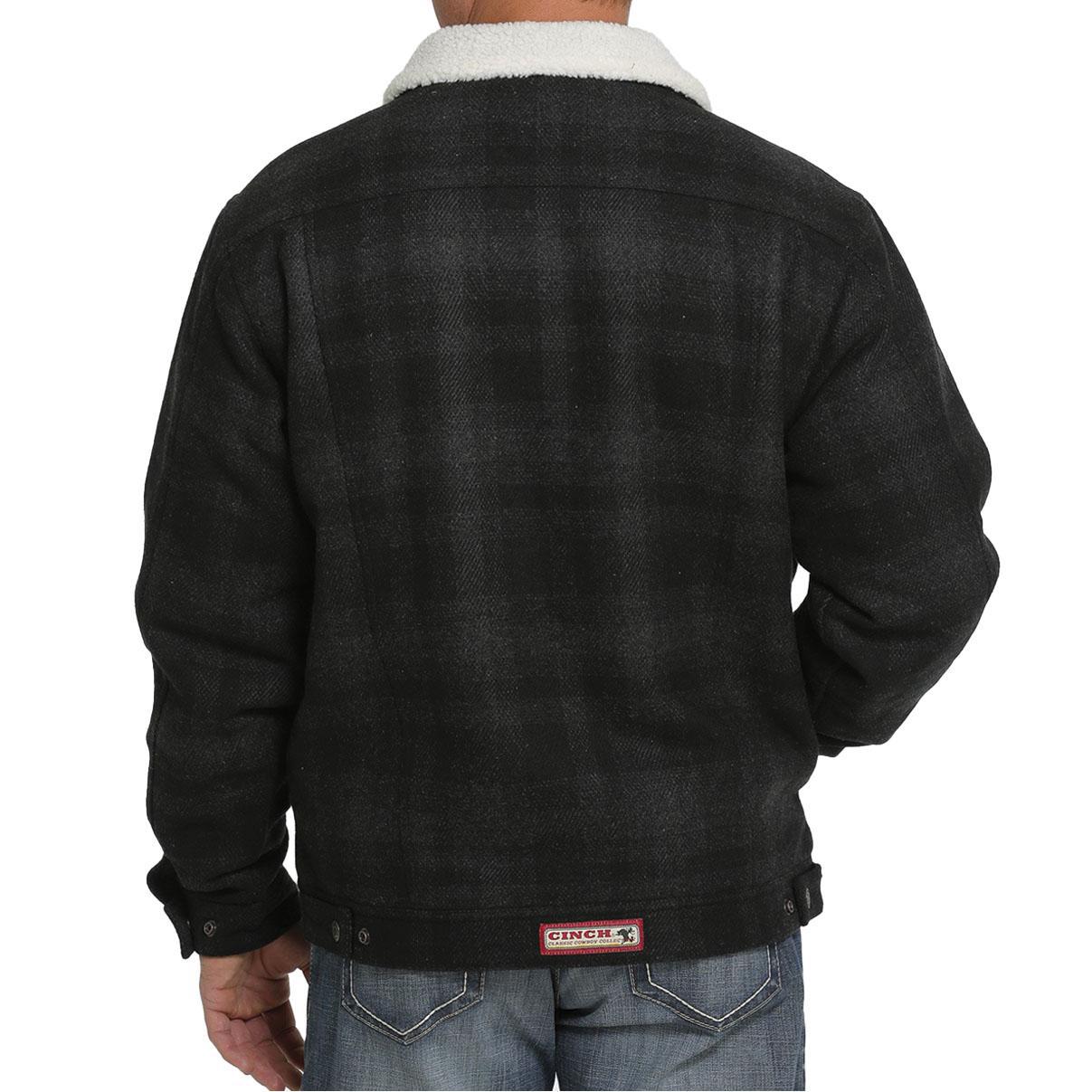 Cinch Men’s Jacket Trucker Sherpa Lined MWJ1074004