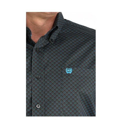 Cinch Men's L/S Button Down print shirt classic fit weis-western-wear
