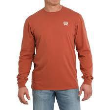 Cinch Men's Land Of The Free Long Sleeve Shirt ORG