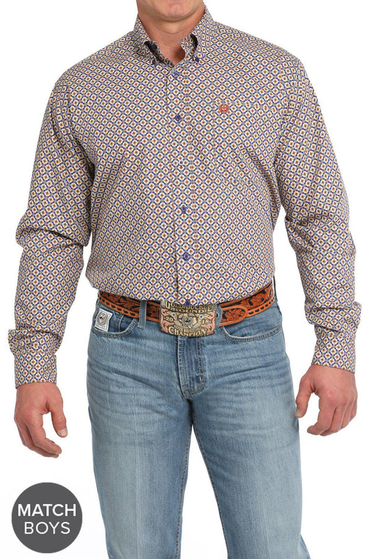 Cinch Men's Medallion Western Button Down Shirt
