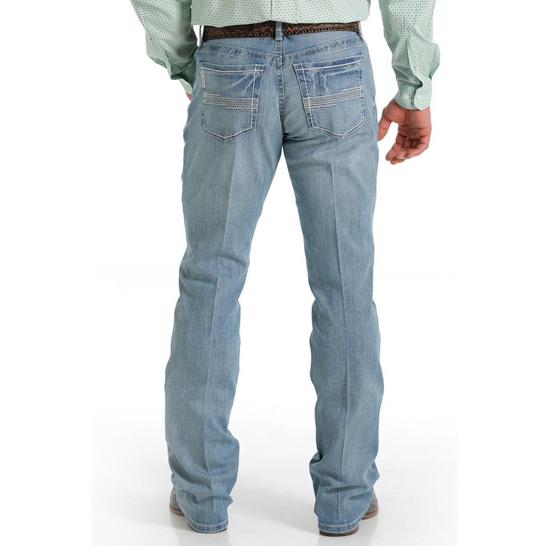 Cinch Men's Mid Rise Slim Ian Light Stonewash Jean - Clearance