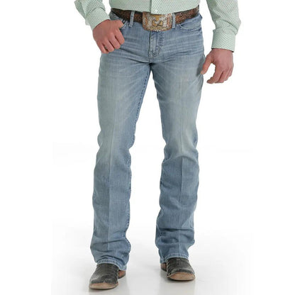 Cinch Men's Mid Rise Slim Ian Light Stonewash Jean - Clearance