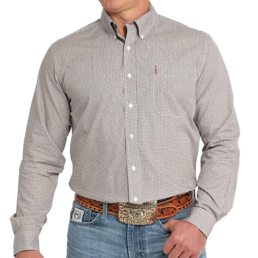 Cinch Men's Modern Fit Geo Print