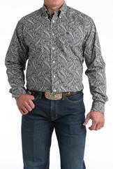 Cinch Men's Multi Paisley Printed Long Sleeve Button Down Shirt weis-western-wear