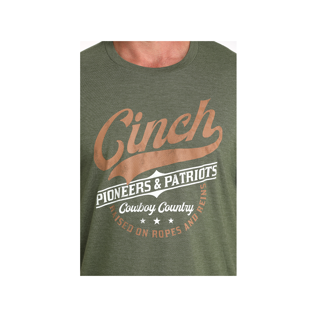 Cinch Men's Olive Green Graphic T-Shirt weis-western-wear