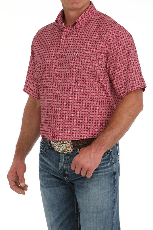 Cinch Men's Short Sleeve Arena Flex Button Up