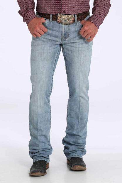 Cinch Men's Slim Fit Ian Jeans Light Stone