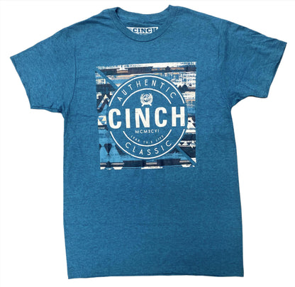 Cinch Men's T-Shirt In Teal