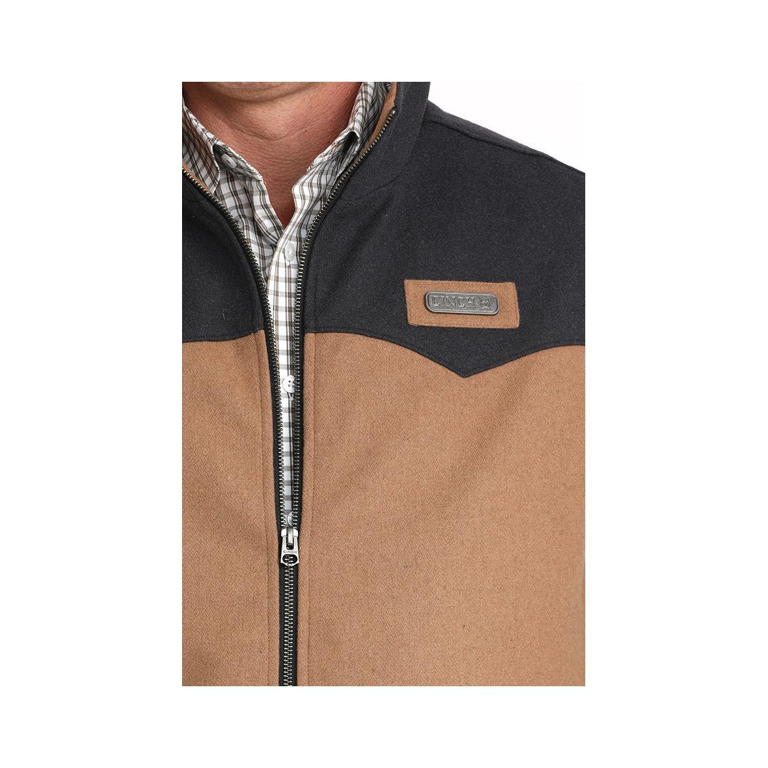 Cinch Men's Wooly Two Tone Vest weis-western-wear