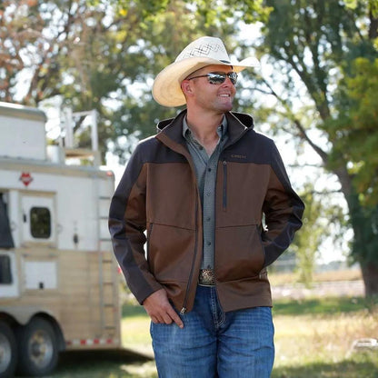 Cinch Men's Bonded Hooded Jacket weis-western-wear