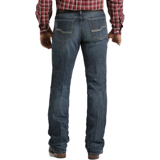 Cinch Mens Slim Fit Ian Stretch Dark Stone Boot Cut Jeans - Clearance