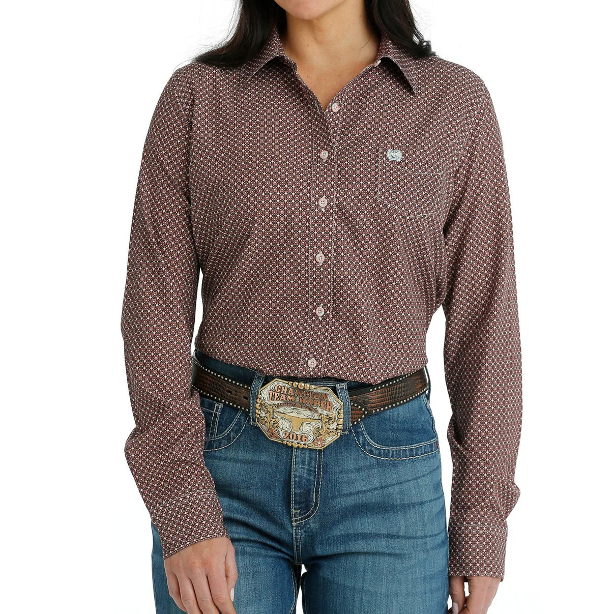 Cinch Women's ArenaFlex Button Down Long Sleeve Western Shirt MSW9163020