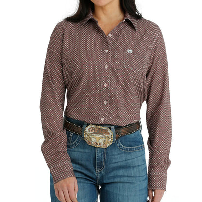 Cinch Women's ArenaFlex Button Down Long Sleeve Western Shirt MSW9163020