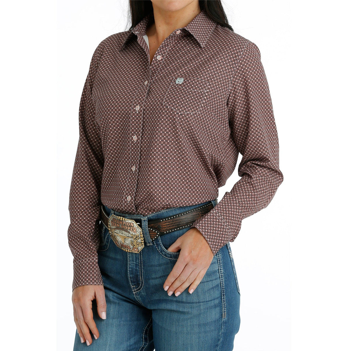 Cinch Women's ArenaFlex Button Down Long Sleeve Western Shirt MSW9163020