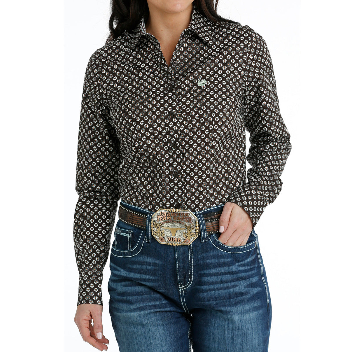 Cinch Women's Button Down Western Shirt MSW9164214