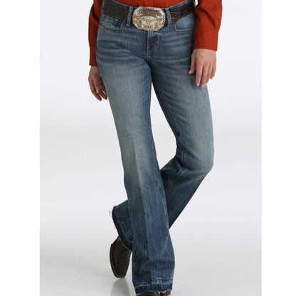 Cinch Women's Lynden Moderate Rise Slim Fit Trouser Jeans weis-western-wear