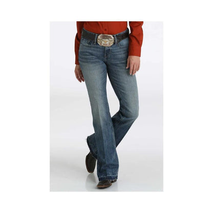 Cinch Women's Lynden Moderate Rise Slim Fit Trouser Jeans weis-western-wear