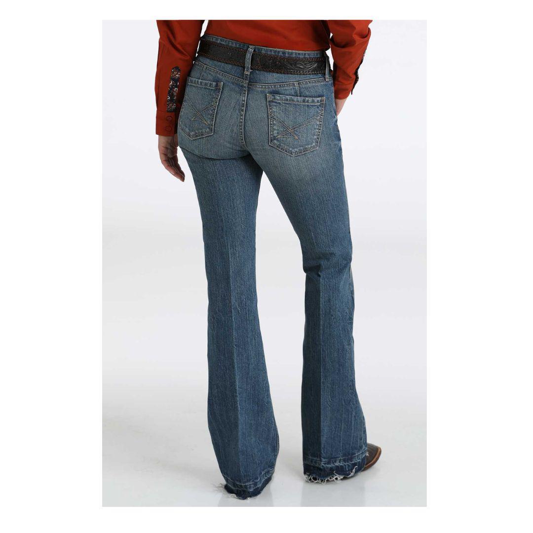 Cinch Women's Lynden Moderate Rise Slim Fit Trouser Jeans weis-western-wear