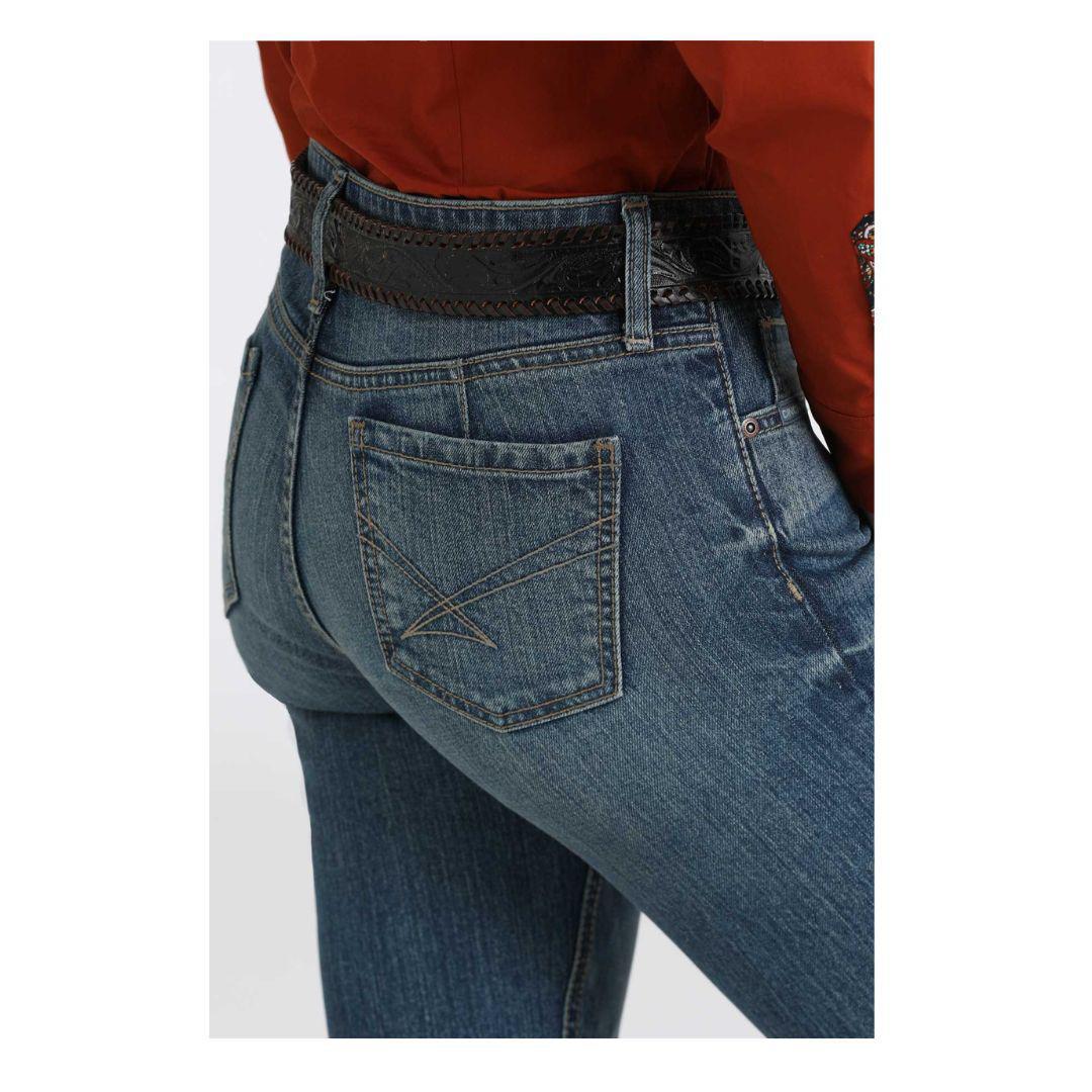 Cinch Women's Lynden Moderate Rise Slim Fit Trouser Jeans weis-western-wear