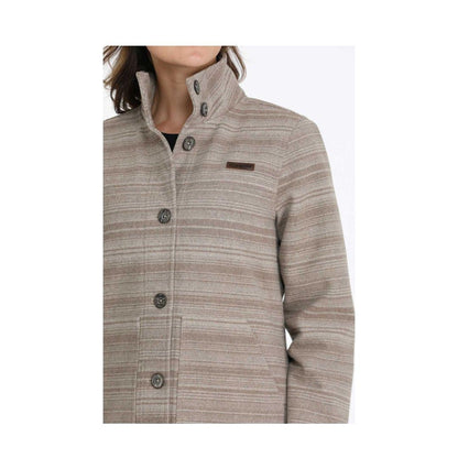 Cinch Women's Poly Wool Coat/Jacket Gray weis-western-wear