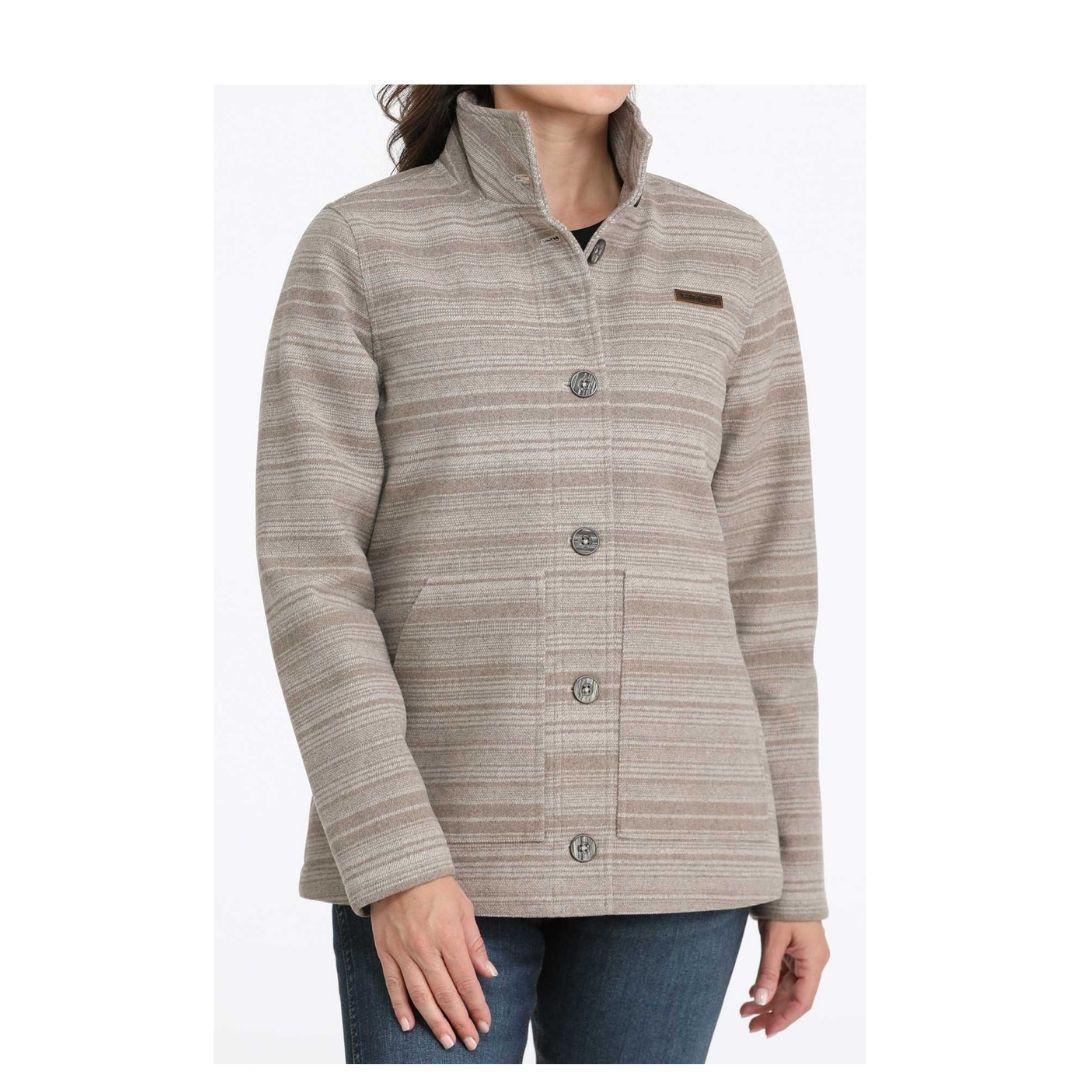 Cinch Women's Poly Wool Coat/Jacket Gray weis-western-wear