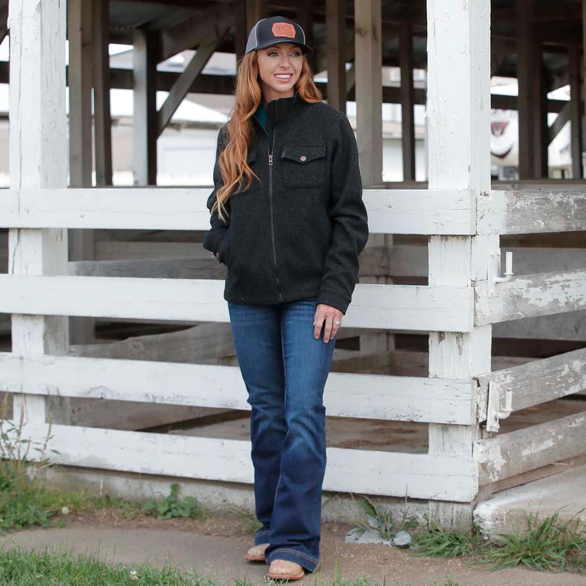 Cinch Women's Shirt Jacket Black MAJ99040001