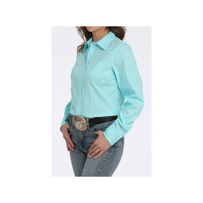 Cinch Women's Solid Colour Long Sleeve Button Up Shirt