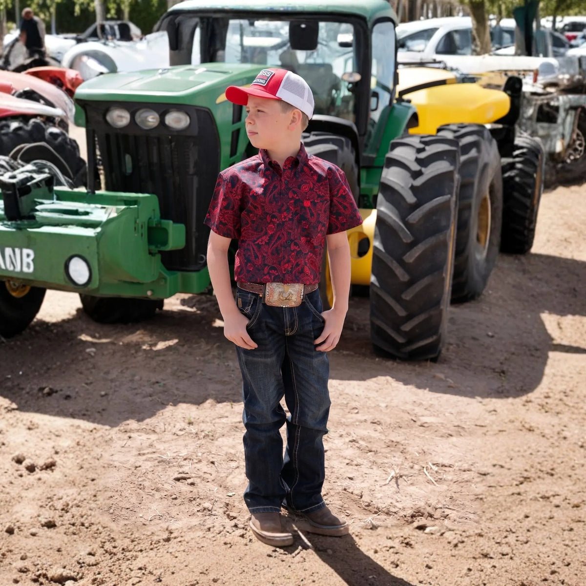Cinch Boy's Relaxed Fit Dark Stone Jeans