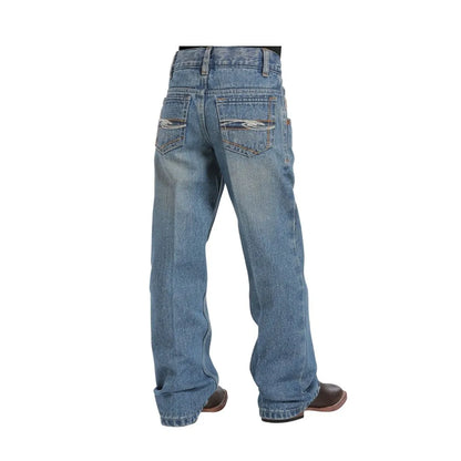 Cinch Boy's Tanner Regular Fit Jeans weis-western-wear