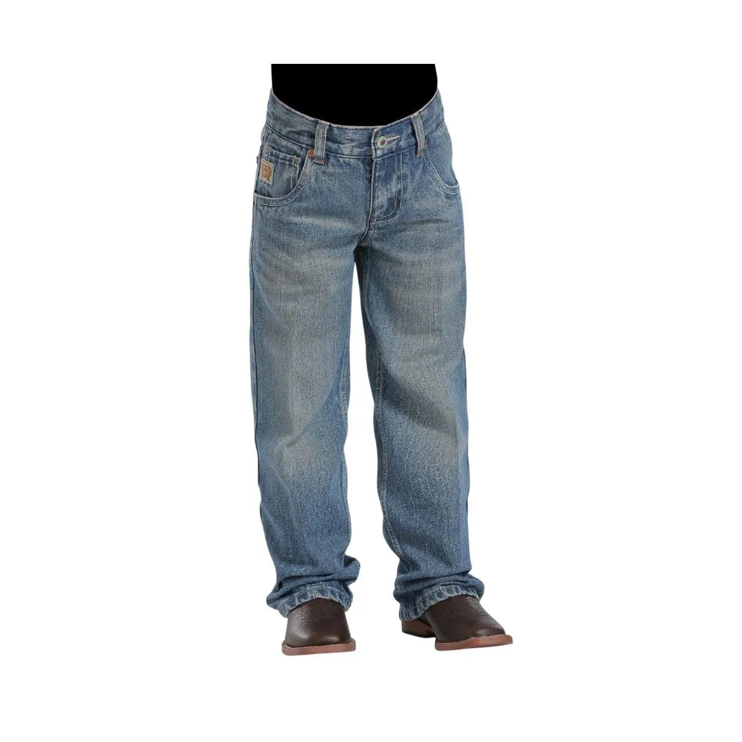 Cinch Boy's Tanner Regular Fit Jeans weis-western-wear