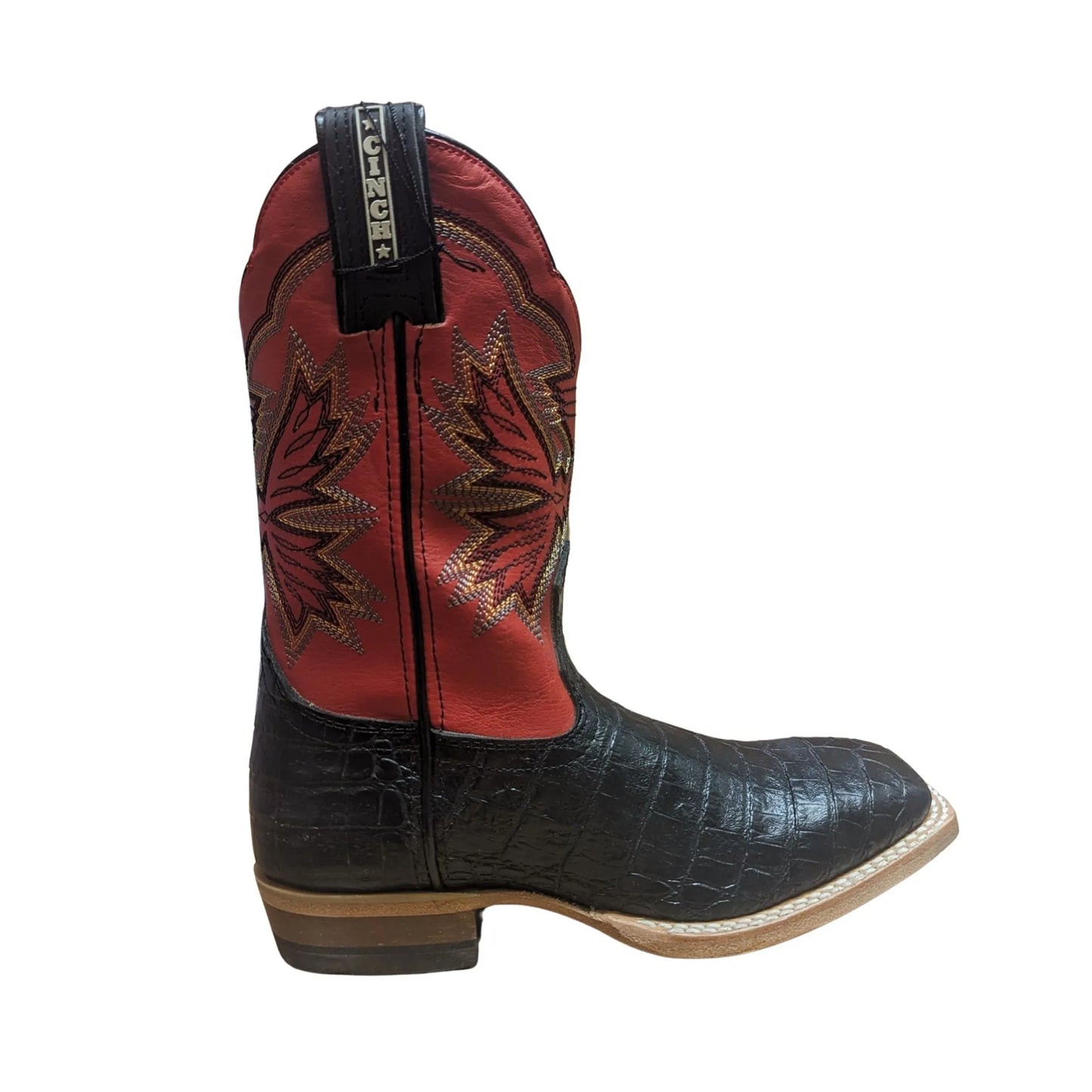 Cinch Kid’s Cowboy Boots 10" Caiman Print
