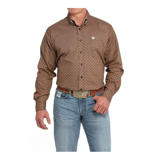 Cinch Men's Geometric Button Up Shirt
