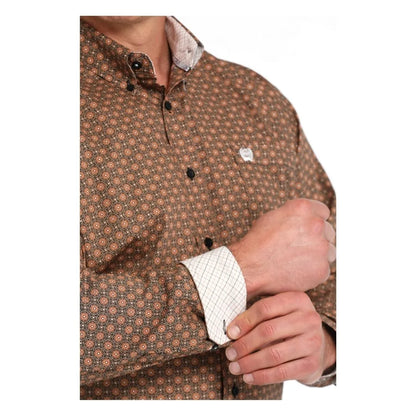 Cinch Men's Geometric Button Up Shirt