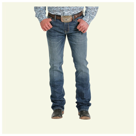 Cinch Men’s Jeans Ian Mid Rise Slim Boot