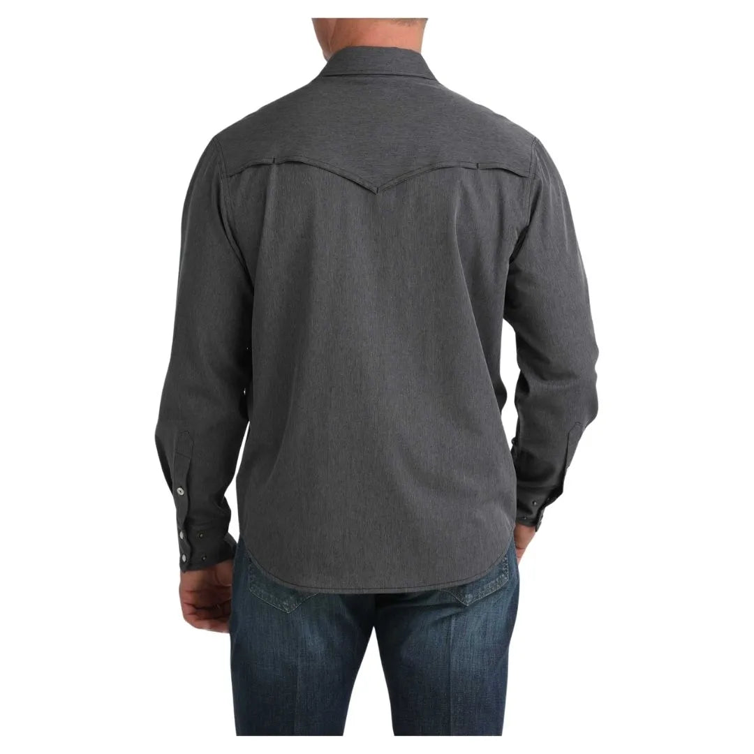 Cinch Men's Long Sleeve Snap Camp Shirt