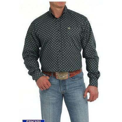 Cinch Men's Medallion Print Button-Down Western Shirt